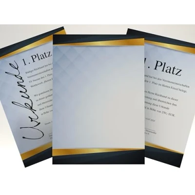 Abbildung von Urkundenpapier Square, 10 Blatt für Zertifikate DIN A4, 190g/qm