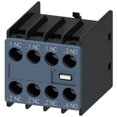Abbildung von Siemens Hilfsschalterblock 1 NO+3 NC (3RH2911 1HA13)
