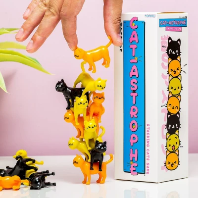 Abbildung von Katzen Katastrophe Stapelspiel