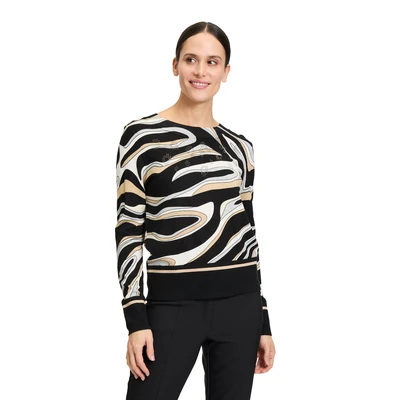 Abbildung von Betty Barclay Strickpullover &quot;Betty Damen Feinstrickpullover langarm&quot;, (1 tlg.), Hotfix