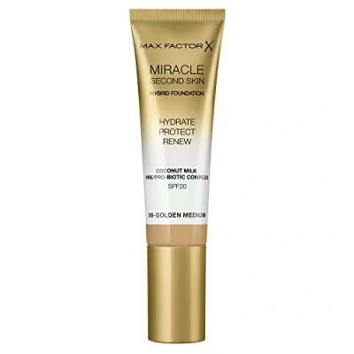Abbildung von Max Factor Miracle Second Skin Foundation 06 Golden Medium