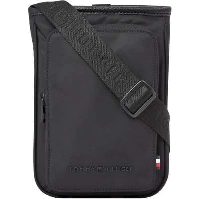 Abbildung von Tommy Hilfiger Repreve MINI Crossover Umhängetasche, Herren, Größe: One Size, Black