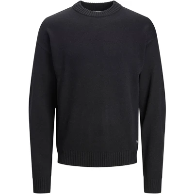 Abbildung von Jack &amp; Jones CREW NECK SN Strickpullover, Herren, Größe: XS, Black