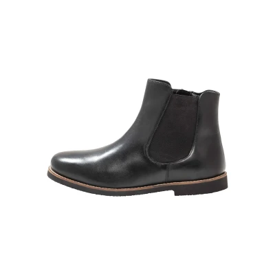 Abbildung von Sheego Stiefelette &quot;Große Größen&quot;, aus Leder, mit Stretcheinsatz