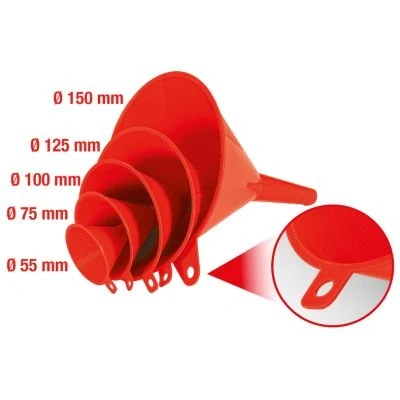 Abbildung von KS Tools 150.9240 Trichter Satz, 5 tlg. Ø50 150mm