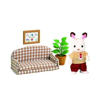 Abbildung von Sylvanian Families Chocolate Rabbit Father Set