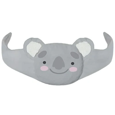 Abbildung von Kirschkernkissen Tier Kinder Wärmekissen Wärmflasche Größenverstellbar für Babys Thermo Kissen gefüllt mit Kirschsamen lindert Bauchschmerzen und Blähungen GREY Koala [088]