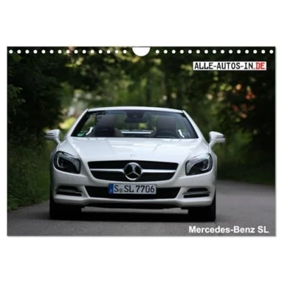 Abbildung von Noblesse im Alltag (Wandkalender 2025 DIN A4 quer), CALVENDO Monatskalender: Mercedes Benz SL (CALVENDO Mobilitaet)