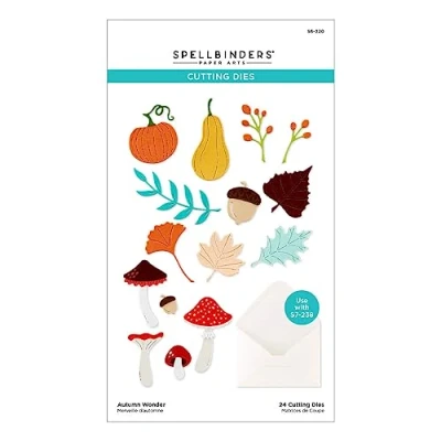 Abbildung von Spellbinders Stanzschablonen &quot;Autumn Wonder&quot; aus der Envelope of Wonder Kollektion