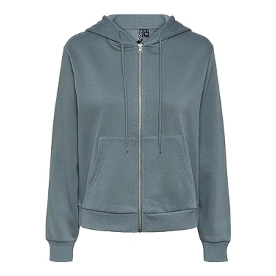 Abbildung von Pieces Hoodie Pcchilli Kapuzenpullover, Damen, Größe: XS, Trooper