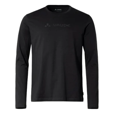 Abbildung von Vaude LOGO Langarmshirt, Herren, Größe: 46, Black