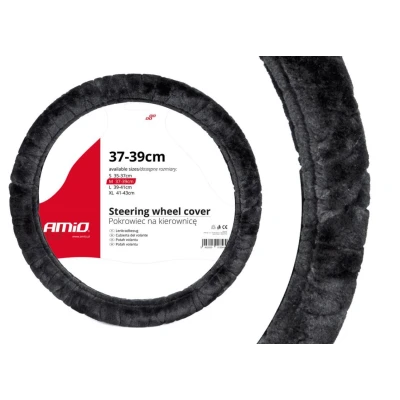 Abbildung von AMiO SWC 02 01357 Lenkradbezug grau 37 39 Eco Leder, Polyester