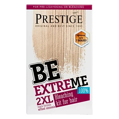 Abbildung von Vip&#039;s Prestige Be Extreme 2XL Haarentfärber Ohne Ammoniak Haaraufheller Hellt um bis zu 7 Töne auf Pflegt und Schützt Ihr Haar Professionelles Finish Ammoniakfrei, PPD frei, Parabenfrei
