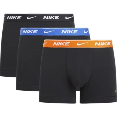 Abbildung von Nike Underwear DAY Trunk 3 PACK Panties, Herren, Größe: Medium, Saty ornge/ game royl