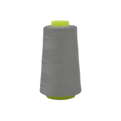Abbildung von Overlockgarn 3000 yard/Kone Stärke 120, Garn für Overlock Nähmaschinen (651 light grey mel.)