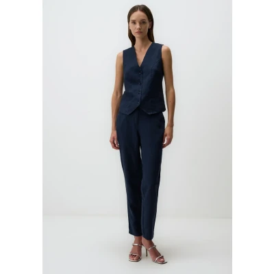 Abbildung von Jimmy Key Vneck Sleeveless Plain Weste, Damen, Größe: 36, Dark blue