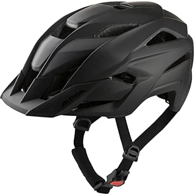 Abbildung von ALPINA KAMLOOP Individuell Anpassbarer, Leichter &amp; Sicherer Fullface Fahrradhelm mit Kinnbügel, für Erwachsene, Black matt, S (51 55 cm)