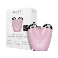Abbildung von Geske SMARTAPPGUIDED Microcurrent Facelifter 6 IN 1 Gesichtspflege Zubehör, Größe: One Size, Pink