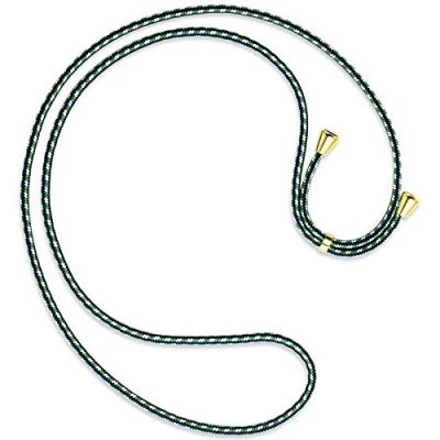 Abbildung von mtb more energy® Ersatz Band für Handykette Maritim inklusive Endkappen (Gold) hochwertige Austausch Kordel Seil Kette