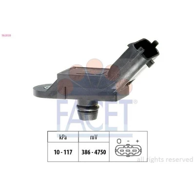 Abbildung von FACET 10.3133 Luftdrucksensor, Höhenanpassung Made in Italy OE Equivalent FIAT: Punto III Schrägheck
