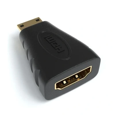 Abbildung von JAMEGA HDMI auf mini Adapter Typ A Buchse zu C Stecker verGoldet