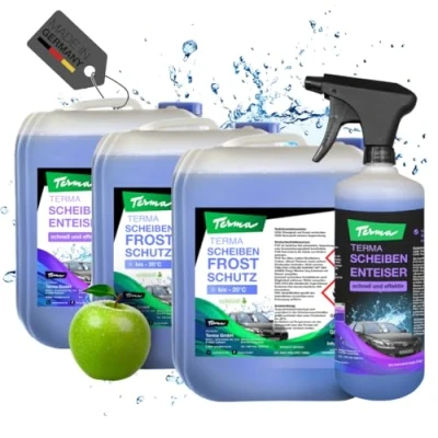 Abbildung von Terma 6L scheibenenteiser + 10L Scheibenfrostschutz Spray fürs Auto Profiqualität Enteisungsspray macht Ihr eisfrei enteiser scheibe