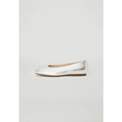 Abbildung von Gabor Klassischer Ballerina, Damen, Größe: 37.5, Silber Schuhe