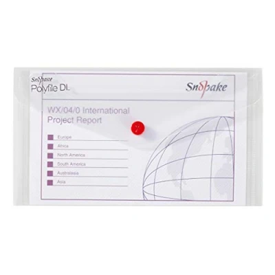 Abbildung von Snopake Dokumententasche Polyfile/10057 DL farblos PP Inh.5