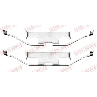 Abbildung von QUICK BRAKE 109 1682 Zubehörsatz, Scheibenbremsbelag VOLKSWAGEN: Touareg I, Transporter 5 Kastenwagen, Bus