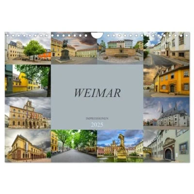 Abbildung von Weimar Impressionen (Wandkalender 2025 DIN A4 quer), CALVENDO Monatskalender