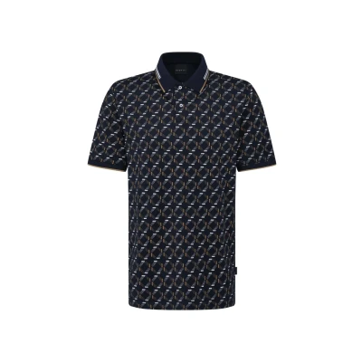 Abbildung von bugatti Poloshirt, Herren, Größe: Medium, Marine