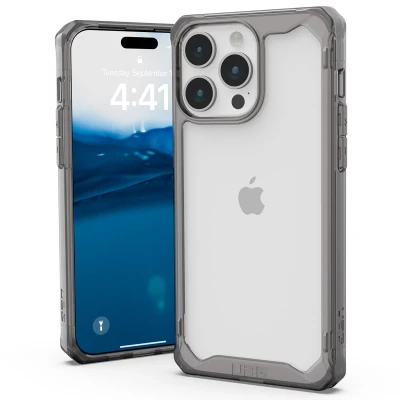 Abbildung von Apple iPhone 15 Pro Max Hülle Kunststoff UAG Hard Case/Backcover Handyhülle Grau Shockproof/Stoßfest