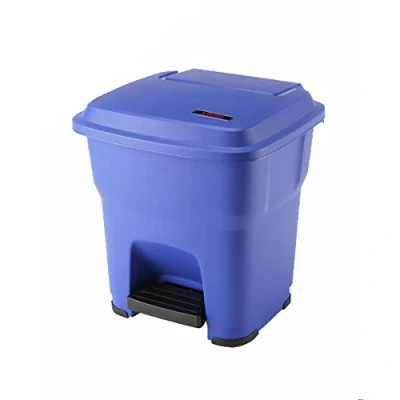 Abbildung von Vileda Abfallbehälter Hera mit Pedal 35l blau