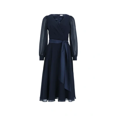 Abbildung von Vera Mont Damen Cocktailkleid mit Gürtel Night Sky,36