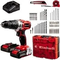 Abbildung von Einhell Akku Schlagbohrschrauber Power X Change TE CD 18/2 Li i +64, max. 1250 U/min, (Set), inkl. 2 Akkus á Ah und Ladegerät