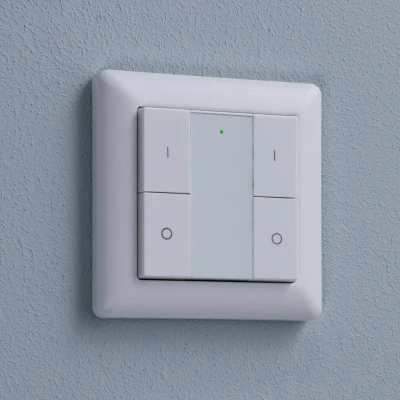 Abbildung von Paulmann 50134 Smart Home Zigbee Wandschalter On/Off/Dimm Weiß Steuerung Kunststoff