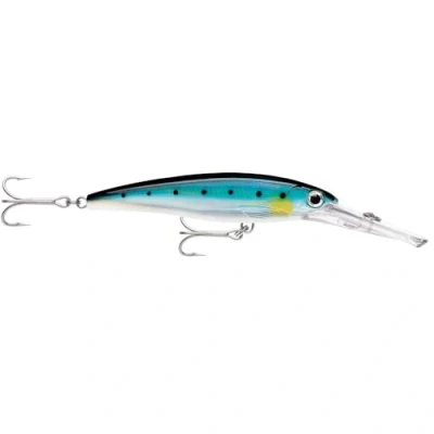 Abbildung von Rapala Unisex Adult X Rap Magnum Angelköder Angelzubehör mit großer Tauchschaufel Salzwasser Spinnköder Lauftiefe 4,5m Fischköder 12cm, 32g Hergestellt in Estland Silver Blue, 12 cm