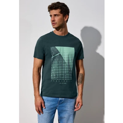 Abbildung von Street One MEN Tshirt print, Herren, Größe: XXL, Grün