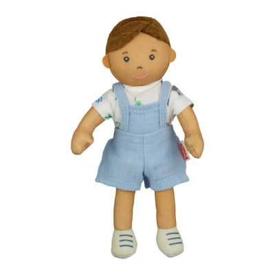Abbildung von Stoffpuppe &#039;&#039;Ben&#039;&#039; mit Outfit zum An und Ausziehen, 22 cm