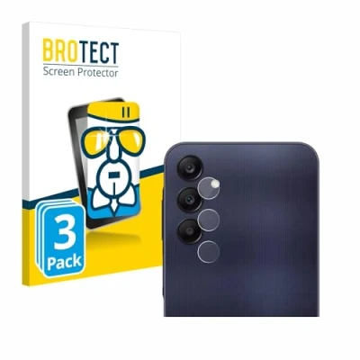 Abbildung von BROTECT Schutzglas für Samsung Galaxy A25 5G (NUR Kamera) (3 Stück) Schutzfolie Panzer Folie Glas [Extrem Kratzfest 9H, Anti Fingerprint,