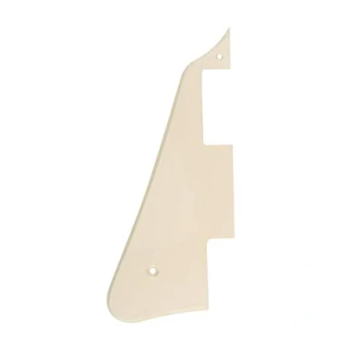 Abbildung von Musiclily Pro Linkshänder Kunststoff Gitarren Schlagbrett Pickguard für 2006 Present Modern Style Epiphone Les Paul, 1 lagig Crème