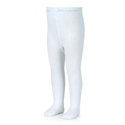 Abbildung von Sterntaler Baby Mädchen Strumpfhose Ajour Strumpfhose, Weiß, 110 116