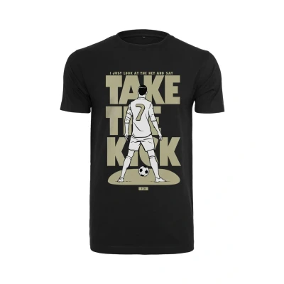 Abbildung von Merchcode Footballs Coming HOME TAKE THE KICK Tshirt print, Herren, Größe: Medium, Black