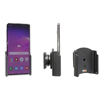 Abbildung von Brodit Gerätehalter 711115 Made IN Sweden für Smartphones Samsung Galaxy S10, Schwarz