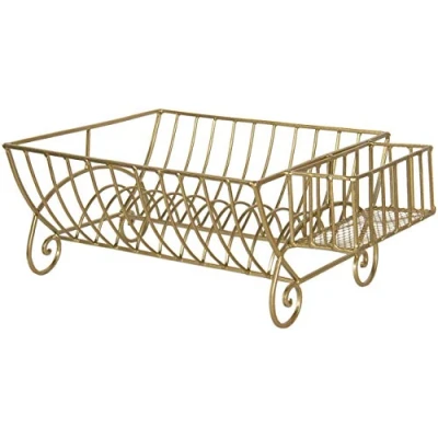 Abbildung von Clayre &amp; Eef Abtropfgestell 42x29x17 cm Gold 6Y2622GO