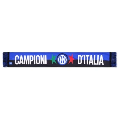 Abbildung von Inter Unisex Erwachsene Sciarpa Celebrativa 20 Scudetto Celebrative Schal, Schwarz/Blau, Einheitsgröße