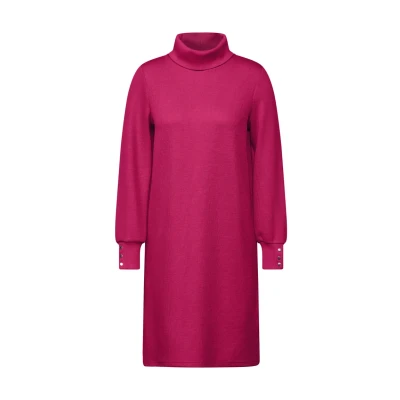 Abbildung von Street One MIT Turtleneck Strickkleid, Damen, Größe: 44, Pink