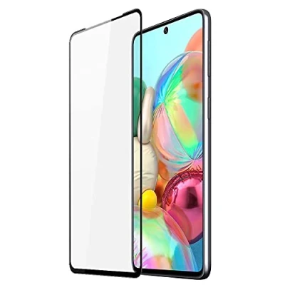 Abbildung von COFI 1453 2 x 5D Schutz Glas kompatibel mit Samsung Galaxy A22 4G (A225F) Folie Rahmen Vollständig Klebend und Abdeckung