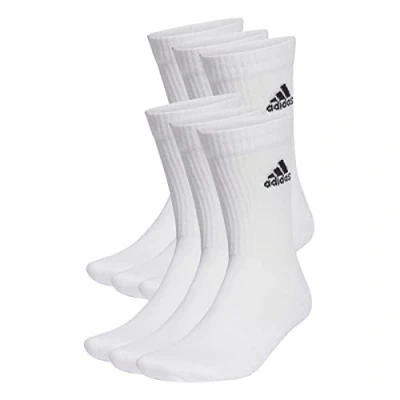 Abbildung von adidas Lifestyle Textilien Socken Cushioned Crew 6er Pack weissschwarz KM (22 24)