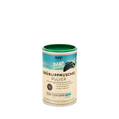 Abbildung von GRAU das Original 100 % reines Grünlippmuschelpulver, zur Unterstützung der Gelenke, 1er Pack (1 x 170 g), Ergänzungsfuttermittel für Hunde &amp; Katzen